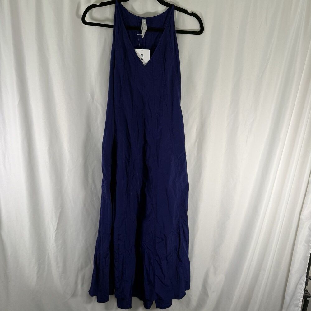 New Athleta Canopy Parachute Dress Women's Small Purple Sleeveless Maxi Lightwei